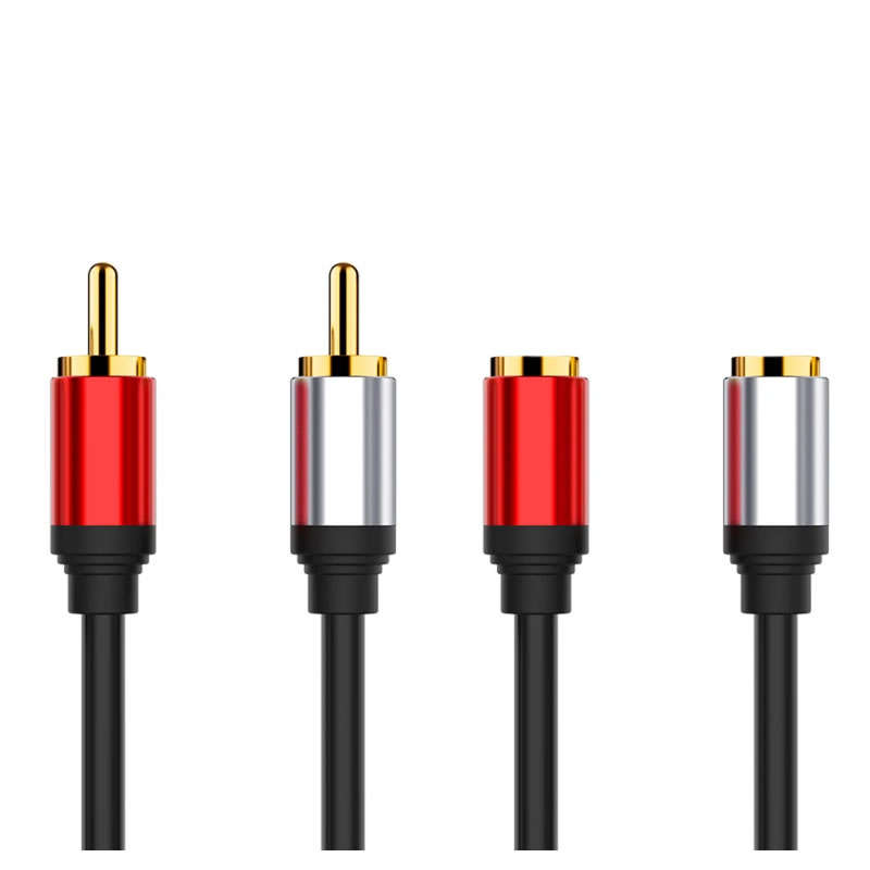 2meter 2RCA to RCA Male to Female Audio Cable Q-HD