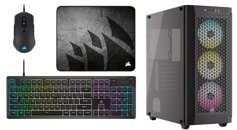Corsair 480T RGB Airflow Tempered Glass Mid-Tower; Black.