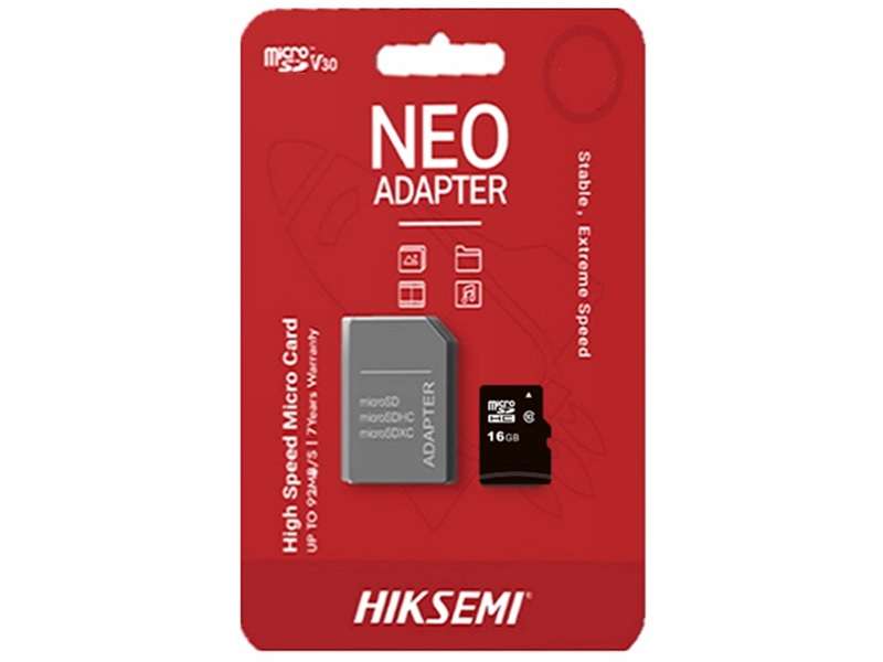 Hiksemi Neo 16GB Consumer Class10 MicroSDHC Card with Adapter
