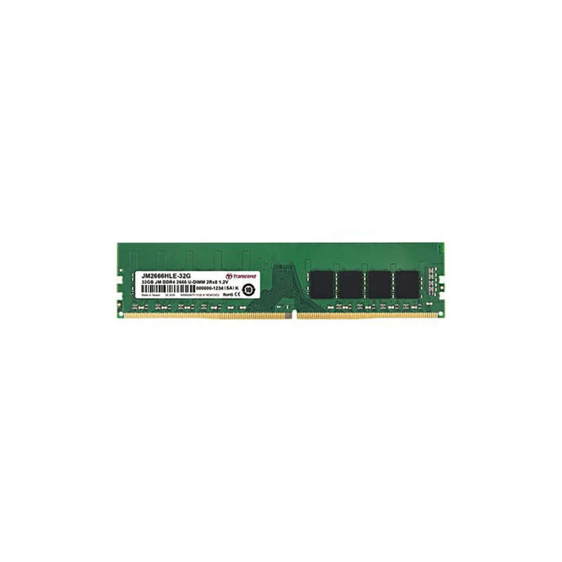 Transcend JetRam JM2666HLE-32G Memory Module U-DIMM 32GB DDR4 2666MHz