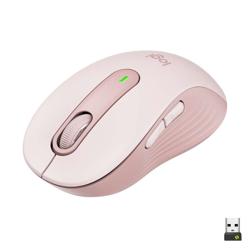 Logitech M650 Signature Wireless Mouse - Rose