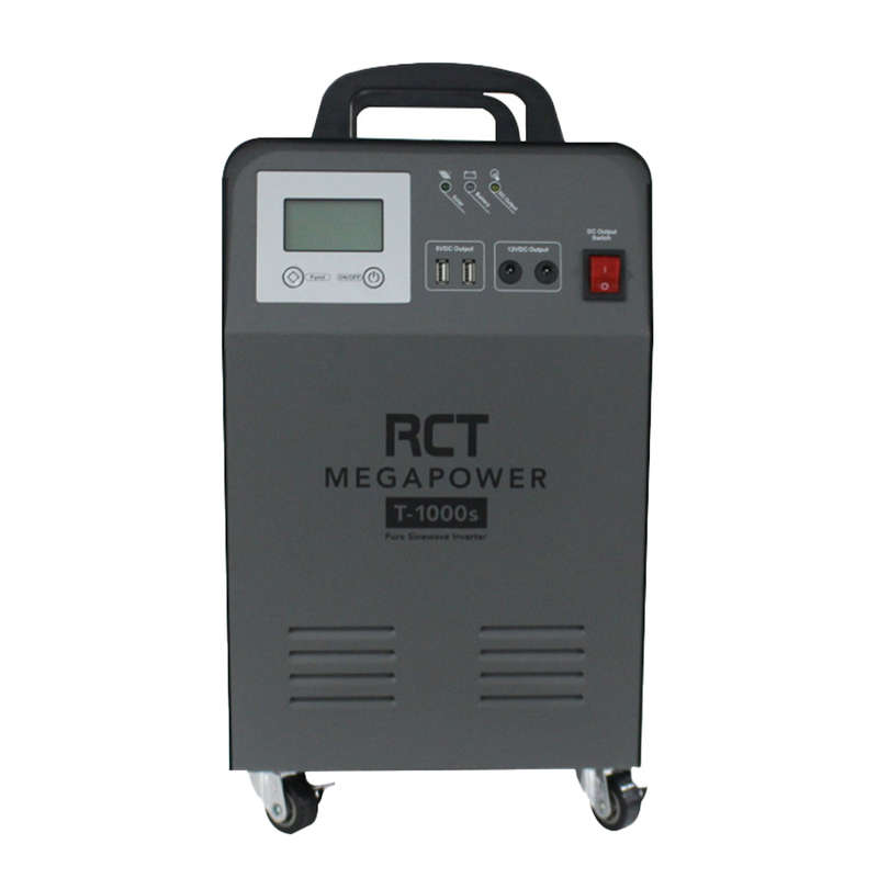 RCT MEGAPOWER 1KVA/1000W UPS INVERTER TROLLEY WITH 1 X 100AH GEL BATTERY (Warranty Electronics- 1...