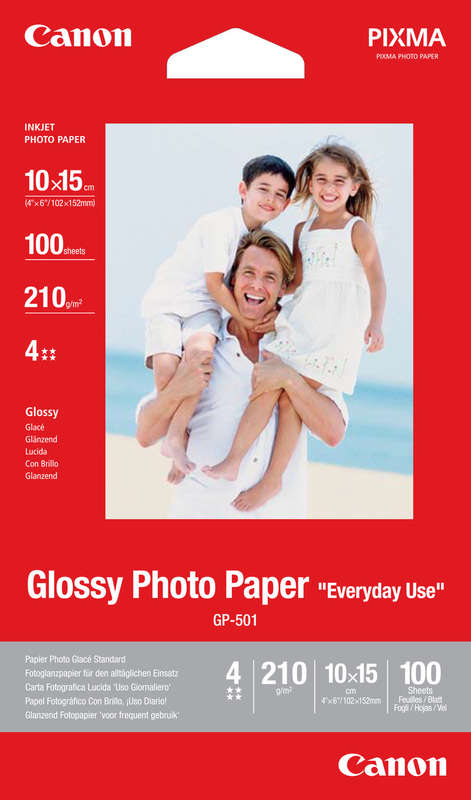 Canon Glossy P:p Everyday 4x6 (100 Sheets) 200gm