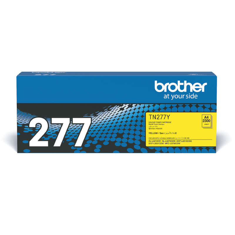 Brother TN277 Yellow Laser Toner Cartridge