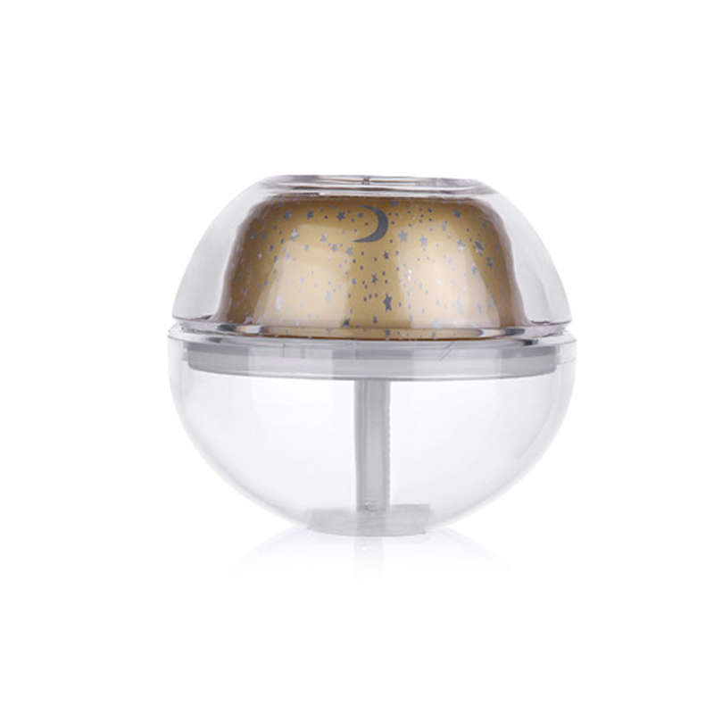 Projection Night Light Humidifier Large Capacity - Silver