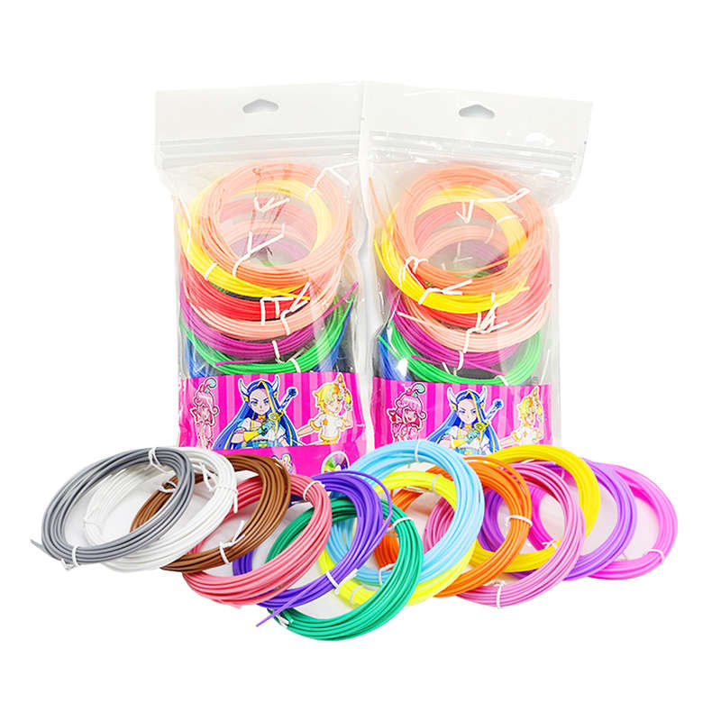 10 Colors 3D Pen Filament Refills 1.75mm Printer Refill Pack