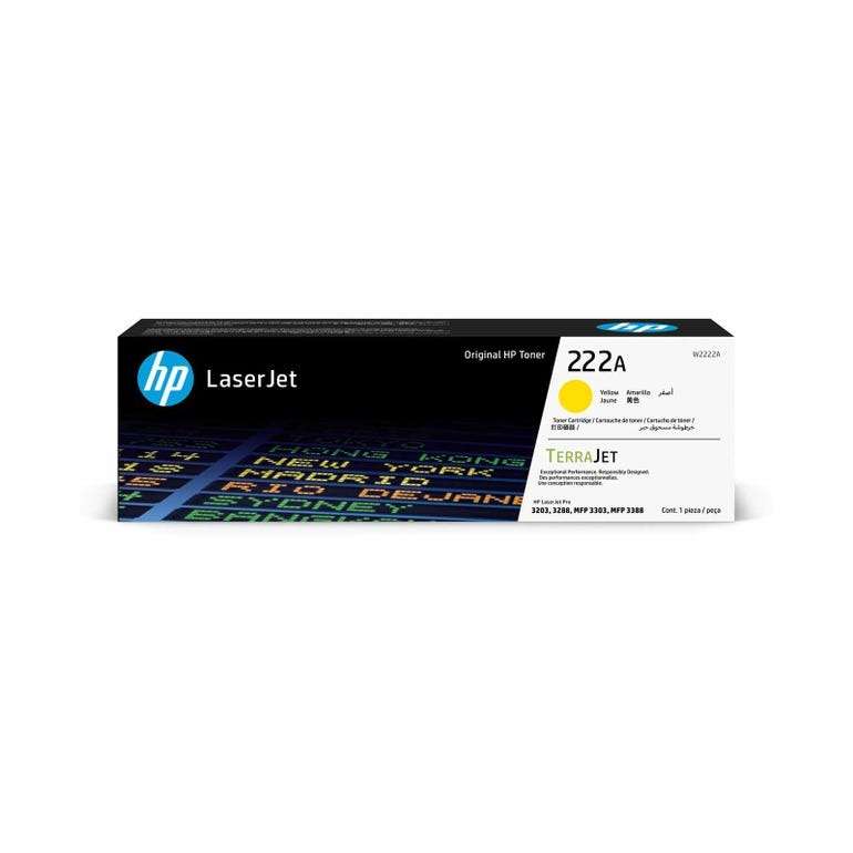 HP 222A Yellow Original LaserJet Toner Cartridge