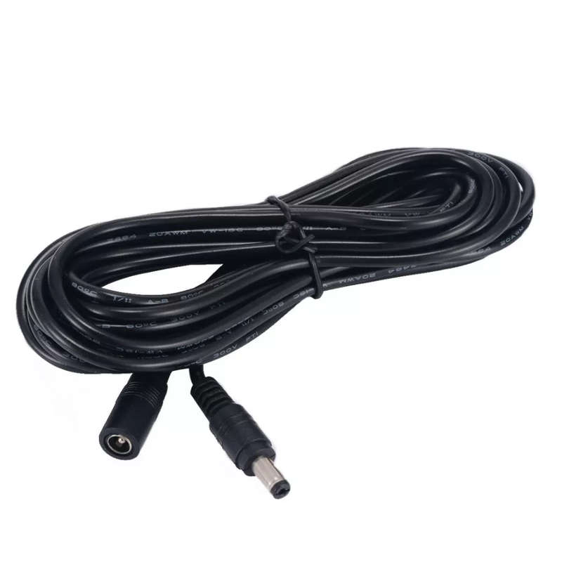 DC Extension Power Cable Male to Female  3m / 5m / 10m / 15m / 20m / 30m | 5.5mm x 2.1mm Plug ...