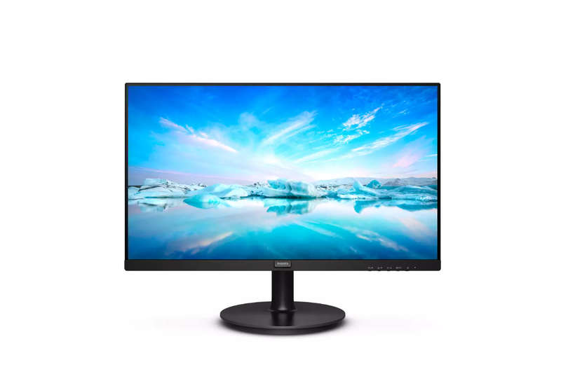 Philips Monitor 21,5" VA Panel, 1920x1080 @ 100hz, VGA, HDMI, Cables incl, LowBlue, Flicker-Free,...