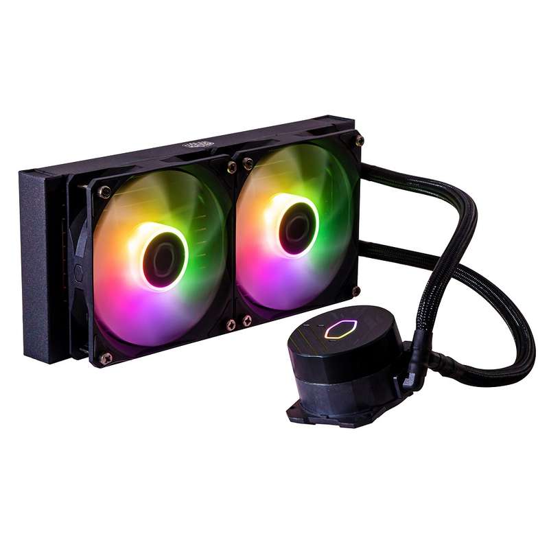 Cooler Master MasterLiquid 240L Core ARGB CPU Liq Cooler-BK