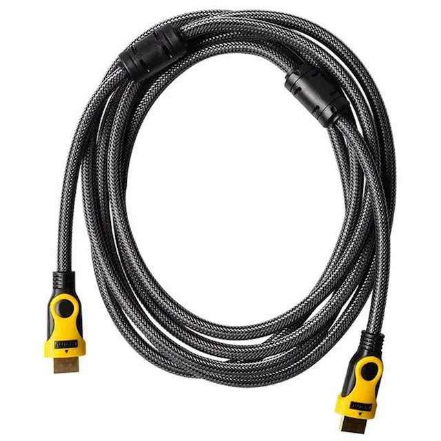 Heavy Duty 4K HDMI Cable  5 Meter Braided High-Speed Cable for HDTV, PS3, Projectors & Home Th...