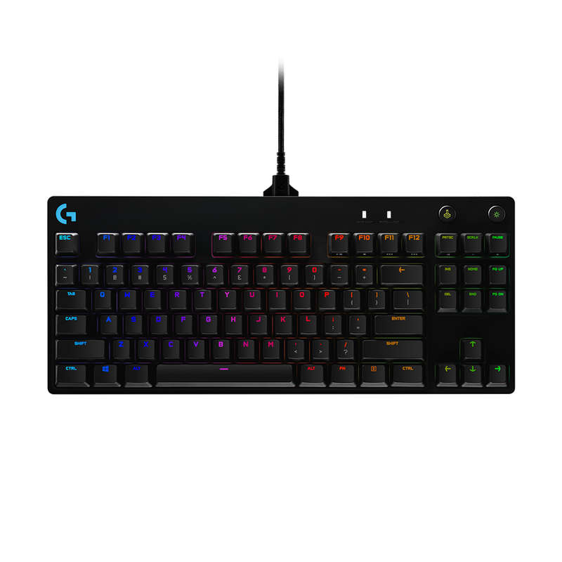 LOGITECH G PRO MECHANICAL GAMING KEYBOARD WITH GX CLICKY SWITCHES