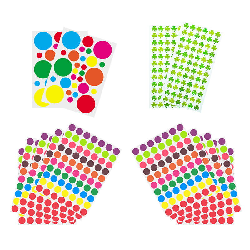 Jacaranda Colored Dot Stickers 900 Piece Round Circle Stickers Labels