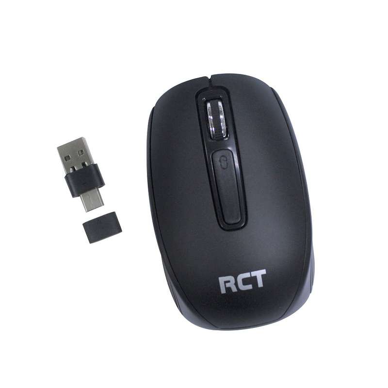 RCT X850 WIRELESS OPTICAL USB MOUSE; BLACK; 2.4Hz