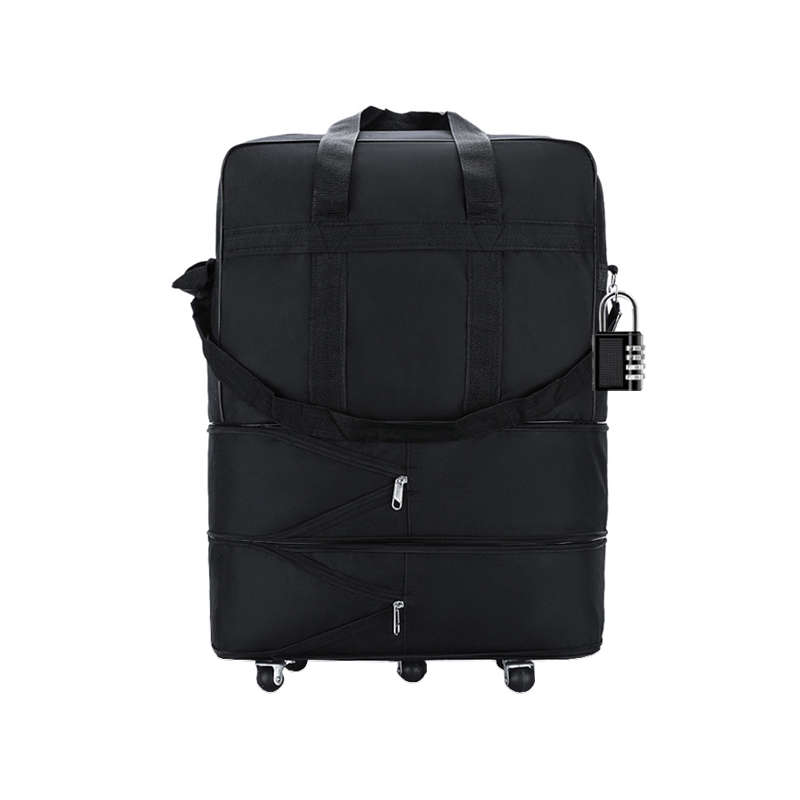 Expandable Foldable Luggage Suitcase With Wheels Rolling Travel Bag Small