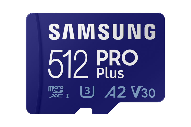 Samsung MB-MD512SA PRO Plus microSDXC 512GB Memory Card; Read : up to 180MB/s Write : up to 130MB...