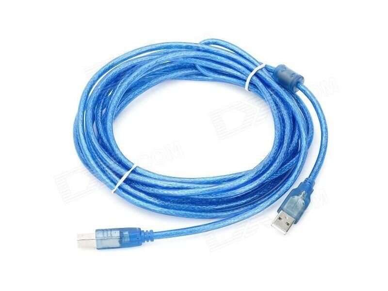 USB 2.0 Printer Cable  10 Meter Fully Shielded USB A to B Cord | Compatible with Printers, PCs...
