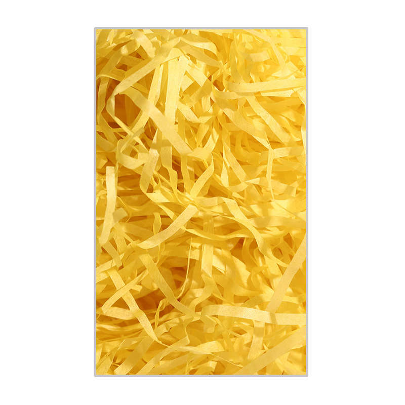 Shredded Paper Filler Crinkle Confetti Shreds For Wrapping - Yellow