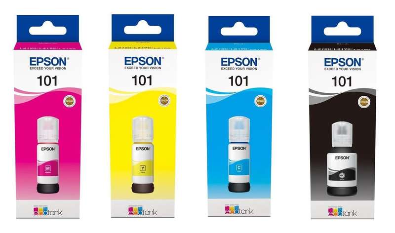 Epson 101 Ecotank -4 Pack (BK/C/M/Y)