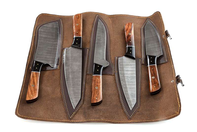 HANDMADE 5 PIECE CHEFF SET - WOOD