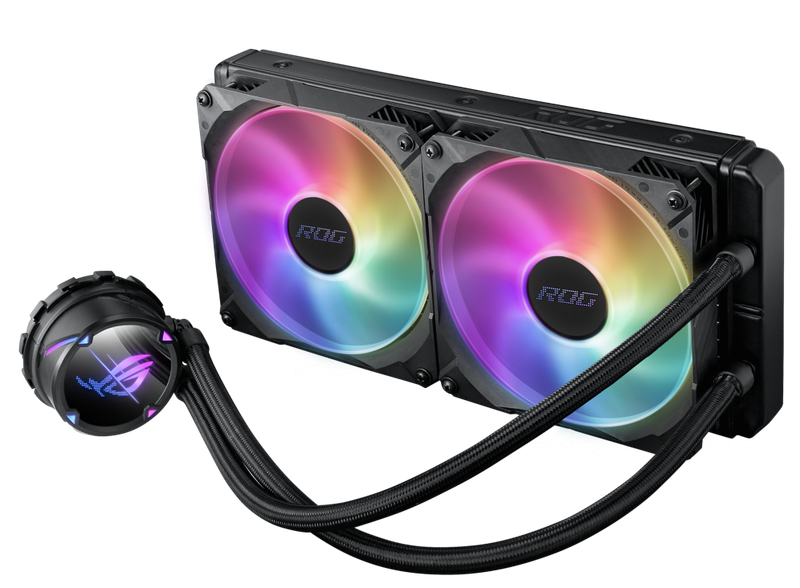 ASUS ROG Strix LC II 280 ARGB All-in-one liquid CPU cooler with Aura Sync