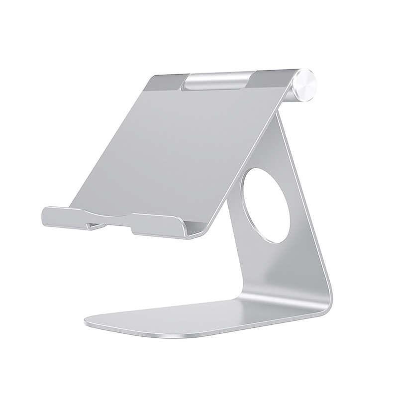 Adjustable Tablet Stand Tablet Holder For Desk - Silver