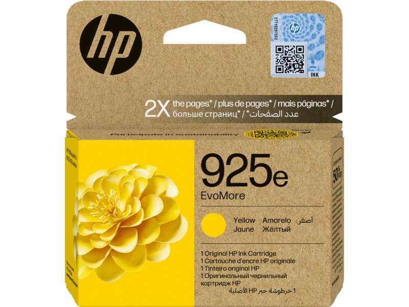 HP Blister 925e Evomore Original Yellow Ink Cartridge  For HP Officejet Pro 8120:8310 Series