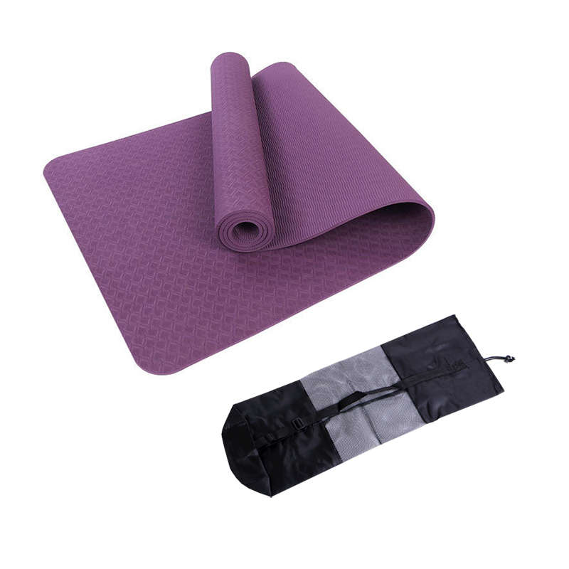 DHAO Eco Friendly Non Slip Fitness Exercise Yoga Mat - Purple