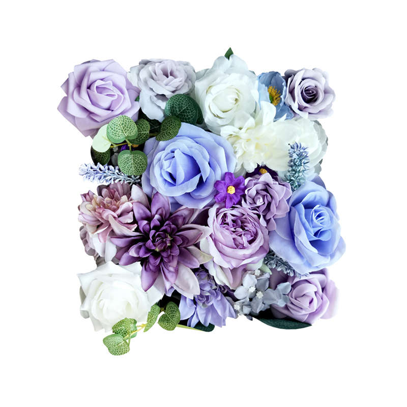 Real Looking Foam Artificial Flowers For DIY Home Decorations - Purple