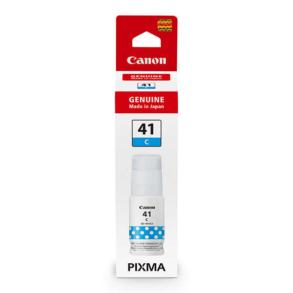 Canon Gi-41 Cyan Ink Bottle - 7700 Page Yield