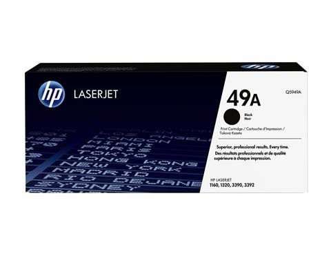 HP 49A Black Original LaserJet Toner Cartridge,2,500 pages