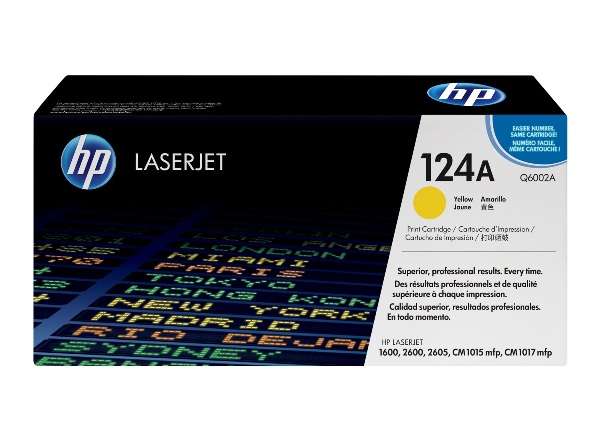 HP 124A Yellow LaserJet Toner Cartridge
