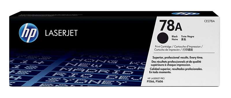 HP 78A Black Original LaserJet Toner Cartridge,2,100 pages