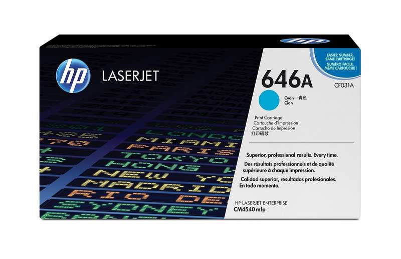 HP 646A Cyan LaserJet Toner Cartridge