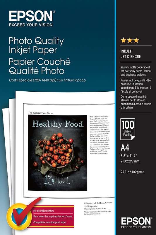 EPSON S041061- A4 PHOTO INKJET PAPER (100SHT)