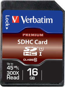 Verbatim Sd Sdhc Class 10 16gb Card