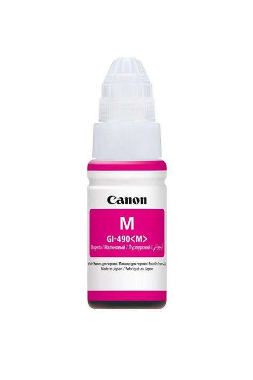 Canon Gi-490 Magenta  Ink Bottle For  G1400 G2400 G3400 ( 7000 Page Yield)