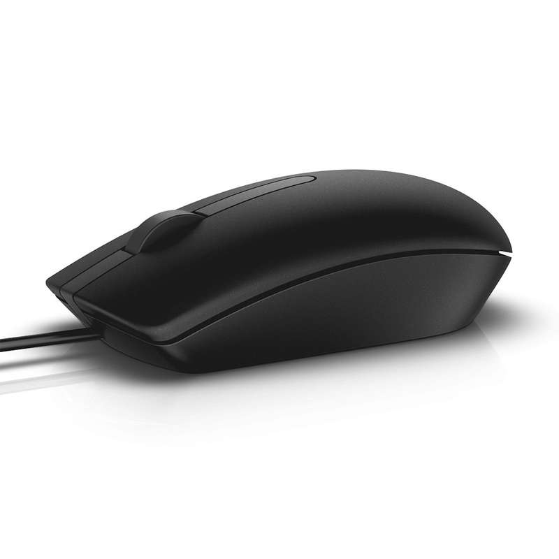 DELL WIRED MOUSE MS116 BLACK 1 YEAR CARRY IN WARRANTY