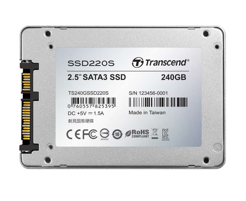 Transcend 240GB 2.5'' Sata3 SSD220 SSD Drive
