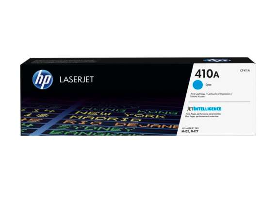 HP 410A Cyan Original LaserJet Toner Cartridge,2,300 pages