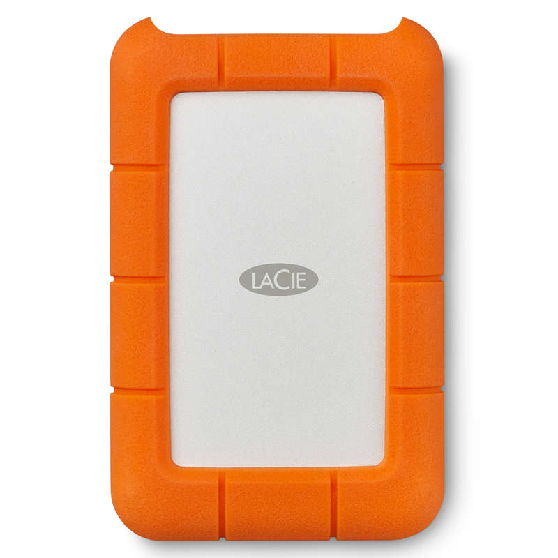 LaCie 4TB Orange Hard Drive - External Hard Drives - USB C Mobile Harddrive