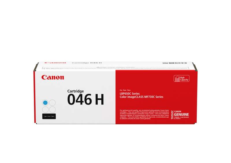 Canon 046H High Yield Cyan Laser Toner Cartridge