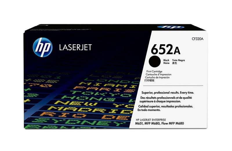 HP 652A Black Toner Cartridge