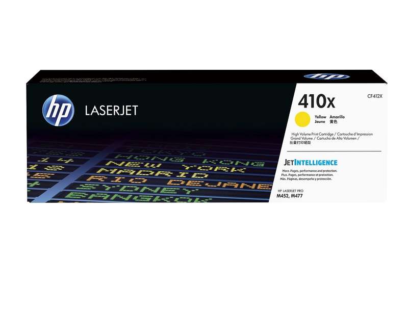 HP 410X High Yield Yellow Original LaserJet Toner Cartridge,5,000 pages