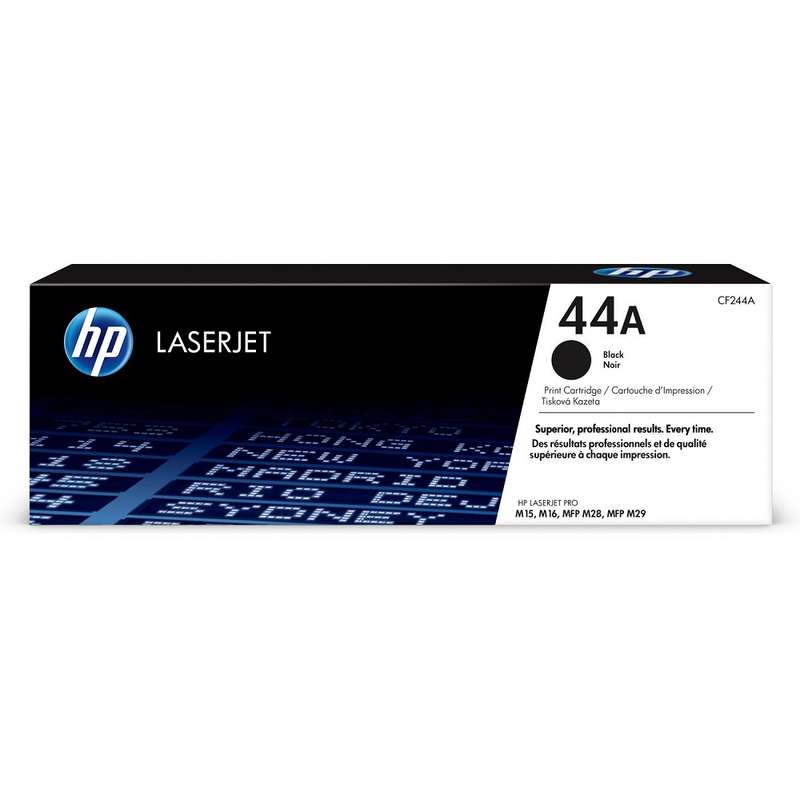 HP 44A Black Original LaserJet Toner Cartridge,1,000 pages