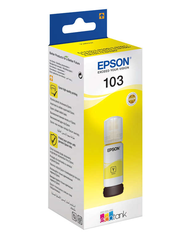 EPSON 103 ECOTANK YELLOW INK BOTTLE