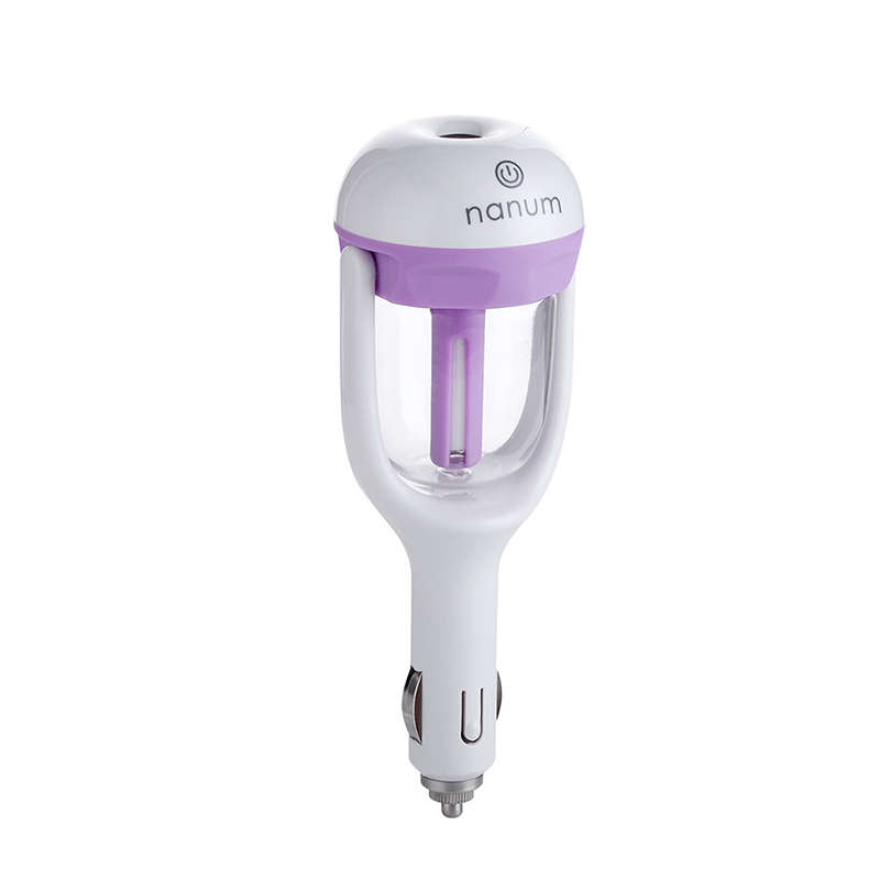 DHAO 12V Car Air freshener Humidifier Air Purifier Aroma Diffuser - Purple
