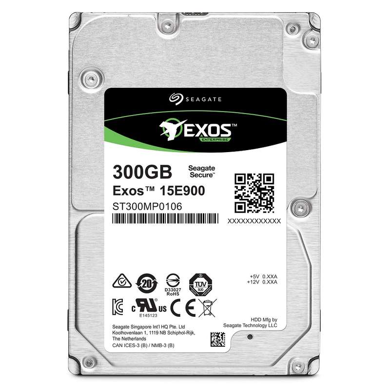 Seagate Exos 15E900 HDD 2.5'' 300GB 12Gb/s SAS;  4Kn/512e; RPM 15K; 256MB Cache