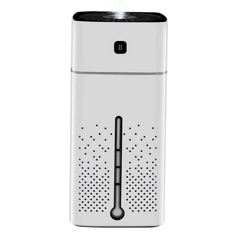 DHAO-1L LED Cool Mist Air Humidifier Aroma Oil Diffuser - White