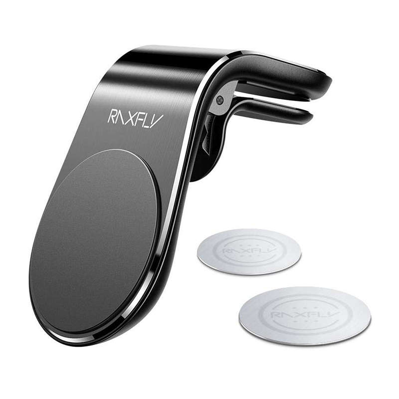 DHAO-L-Type Universal Car Air Vent Clip Mobile Phone Magnetic Holder